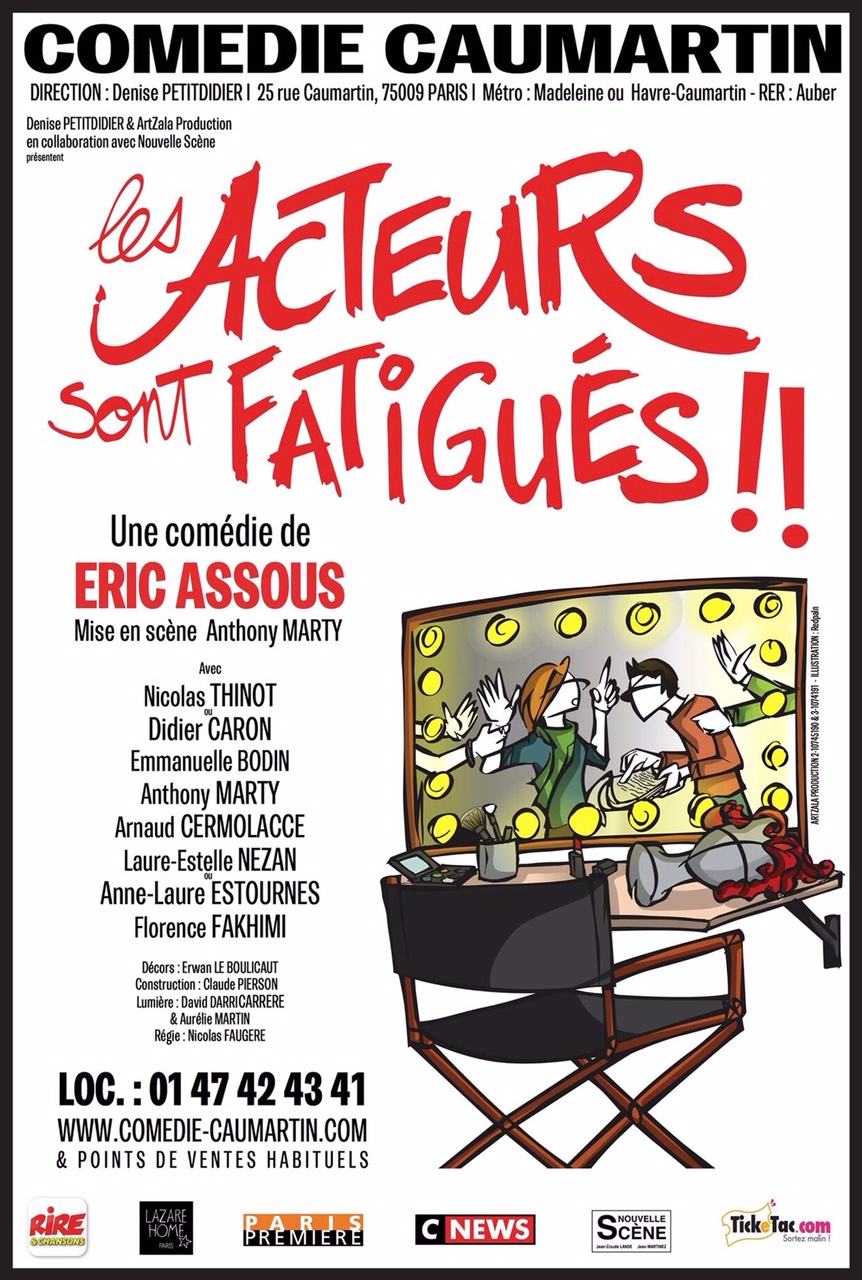Théâtre-Coup de coeur-Les acteurs sont fatigués - Princesse Acidulée